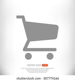 shopping chart vector icon