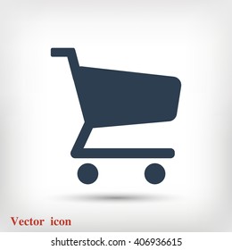 shopping chart vector icon