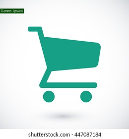 shopping chart vector icon
