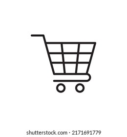 shopping chart vector icon best vector flat icon EPS