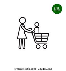 Shopping with child