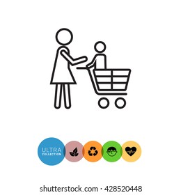 Shopping with child