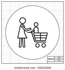 Shopping with child