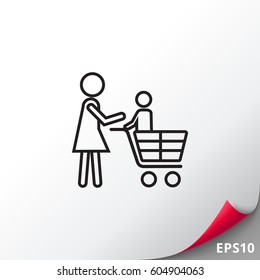 Shopping with child