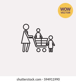 Shopping with children