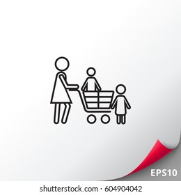 Shopping with children