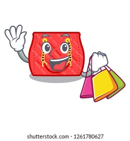 Shopping With clock small shoulder bag quilted by cartoon