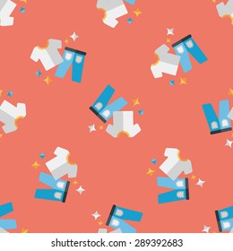shopping clothes flat icon,eps10 seamless pattern background