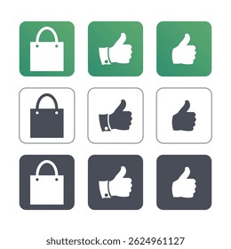 Einkaufsgeschäft Symbol. Vektorsymbolgrafik. Einkaufssymbol