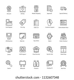 
Shopping And Commerce Icons

