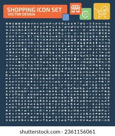 Shopping And Commerce Vector Icon Set