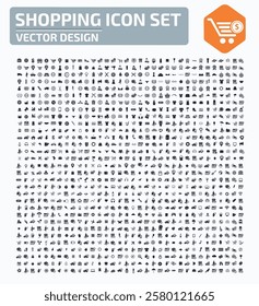 Shopping And Commerce Vector Icon Set