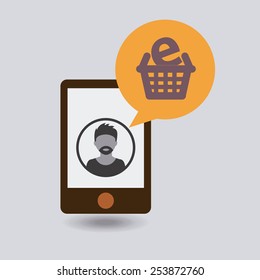 shopping concept design, vector illustration eps10 graphic 