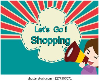 shopping concept vector