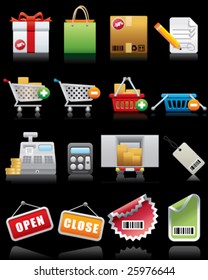 Shopping and Consumerism Icon Set -- Premium Series
