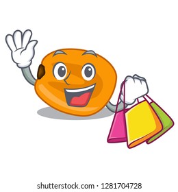 Shopping corn nuts are on mascot plate