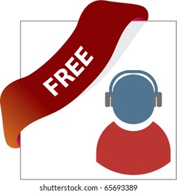 shopping corner - free. vector