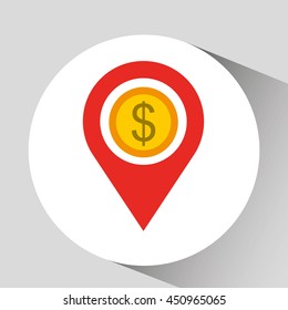 shopping with credit card, gift icon, vector illustration