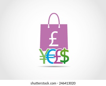 Shopping Currencies Exchange Rates