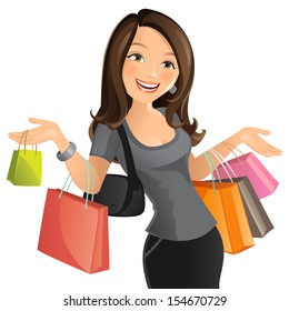 Cartoon Shopping High Res Stock Images Shutterstock