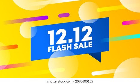 Shopping day background illustration. 12.12 sale web banner of shopping day illustration