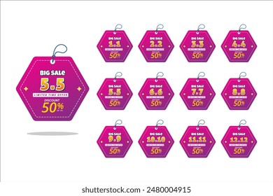 shopping day labels collection Shopping day sale banner background for business retail promotion
