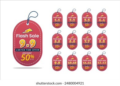 shopping day labels collection Shopping day sale banner background for business retail promotion