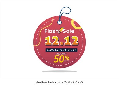 shopping day labels collection Shopping day sale banner background for business retail promotion