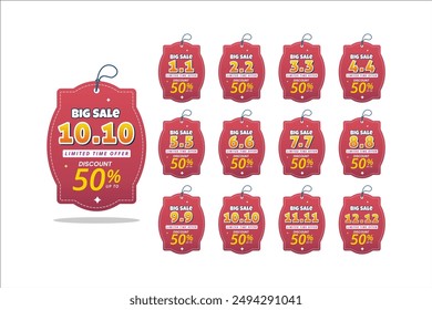 shopping day labels collection Shopping day sale banner background for business retail promotion