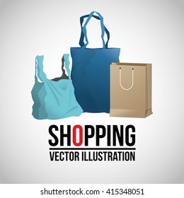 Shopping design. Shopping bag icon. sale concept