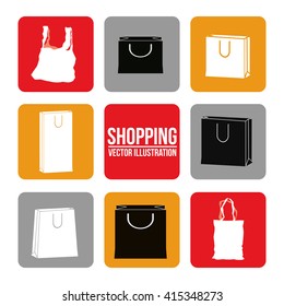 Shopping design. Shopping bag icon. sale concept