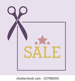 shopping design over beige background vector illustration