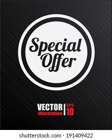 Shopping design over black background, vector illustration