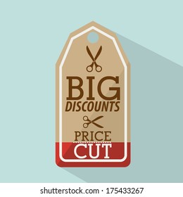 shopping design over blue  background vector illustration