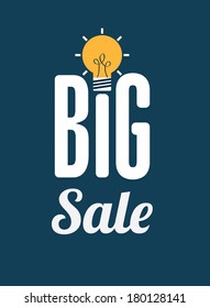 shopping design over blue background vector illustration