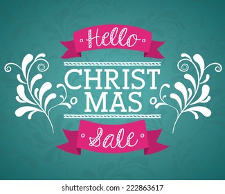 Shopping design over blue background, vector illustration