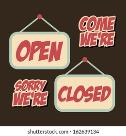 shopping design over brown background vector illustration