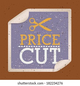 shopping design over brown  background vector illustration