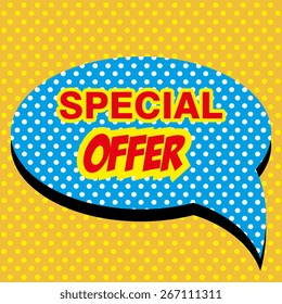 Shopping design over comic background design, vector illustration.