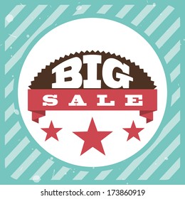 shopping design over  lineal  background vector illustration