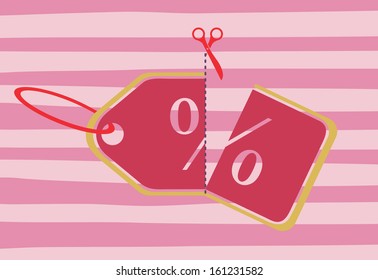 shopping design over pink background vector illustration