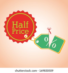 shopping  design over pink  background. vector illustration