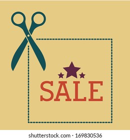 shopping  design over pink   background. vector illustration