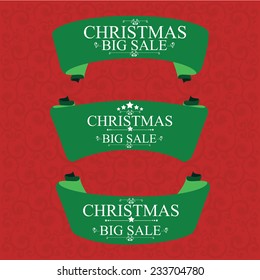 Shopping design over red background, vector illustration.