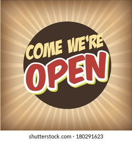 shopping design over vintage background vector illustration