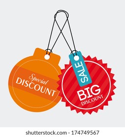 shopping design over white  background vector illustration