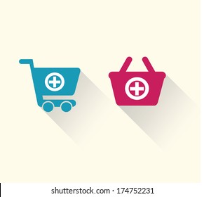 shopping design over white  background vector illustration