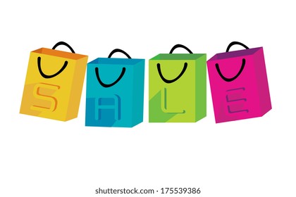 shopping design over white background vector illustration