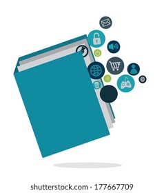 shopping design over  white  background vector illustration