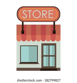 shopping design over white   background vector illustration